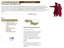 Tablet Screenshot of lewisandclarktrail.com